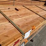 Ca. 84x Douglas Wisselsponning/Halfhoutsrabat, 18x190mm, lengte 500cm